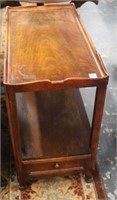 Baker One Drawer elongated End Table