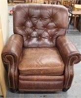 Leather Barcalounger Recliner w/ nailhead