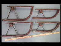RARE SET OF SLED RUNNERS FOR YOUR OLD GOAT WAGON