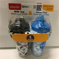 PLAYTEX MILK & WATER CUPS