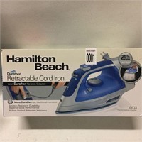 HAMILTON BEACH RETRACTABLE CORD IRON