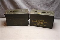 Two Ammunition Cans