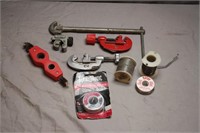 Plumbing Tools Lot - Weller Soldering Iron & More