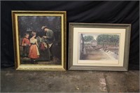 2 Vintage Framed Prints - S.S. Townsend