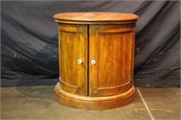 Round Wooden Drum Table