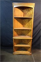 Wooden Corner Book Shelf