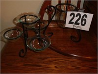 Glass & Metal Candle Holders