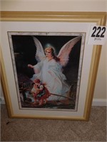Matted & Framed Angel Picture , 25x32