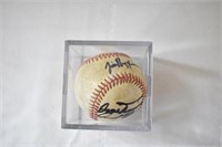 Rawlings baseball with multiple signatures