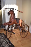 Late 1800’s Victorian velocipede horse