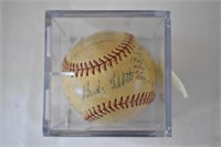 1943 WACO AAF baseball with multiple signatures