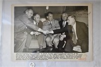 Agreement On Series Players photograph signed