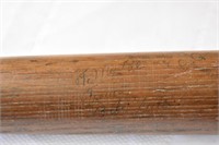 Babe Ruth and Lou Gehrig signed bat