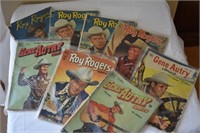 (15) Roy Rogers and Gene Autry comic books