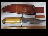 RANDALL MADE #12 BEAR BOWIE WITH 8" UNSHARPENED