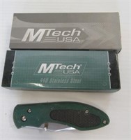 (3) Knives Including: MTech USA 440, MTech USA