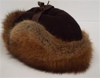 Handmade beaver hat. Size Large. Nice condition.