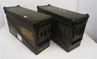 (2) Large ammo cans for 40 mm. Measure 10" h x