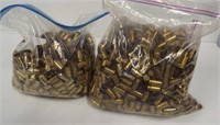 (500) Cleaned and polished 40 cal shell casings