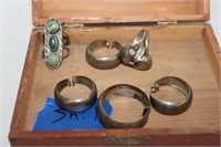 SELECTION OF STERLING INCLUDES 2 RINGS AND MORE