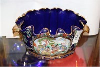ASIAN PLANTER WITH ORNATE DECORATION