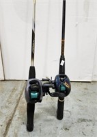 Bait caster fishing rods/reels combos