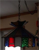 Vintage Tiffany style hanging Chandelier
