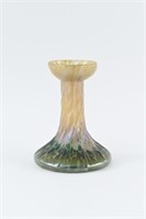 LCT ART GLASS FAVRILE TWISTED CANDLESTICK