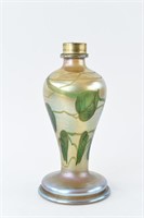 LCT GOLD FAVRILE GLASS LAMP BASE