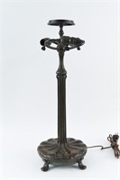 TIFFANY STUDIOS BRONZE TABLE LAMP BASE