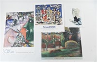 GROUPING OF (4) POSTERS INCL. CHAGALL & LEGER