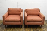 MID-CENTURY PAIR OF LOUNGE CHAIRS