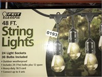 FEIT ELECTRIC $89 RETAIL STRING LIGHTS