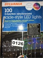 SYLVANIA 8 FUNCTION ICICLE STYLE LED LIGHTS