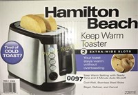 HAMILTON BEACH KEEP WARM TOASTER