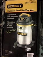 STANLEY STAINLESS STEELBWET/DRY VAC