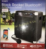 ION $189 RETAIL BLUETOOTH BLOCK ROCKER-IN BOX