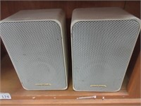 Metal Cased Stereo Speakers