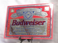 Budweiser Advertising Mirror -No Frame -Vintage