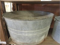 Large Galvanized Tub -Chick Brooding-Wash-Feed