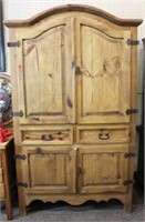 Country Pine Rustic Hill Country Armoire