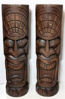 Pair of Totem Style Pedestals