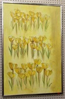 Field of Buttercups Print on Canvas Signed
