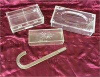 Selection of Vintage Lucite Items