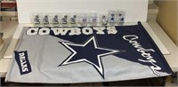 Dallas Cowboys Banner and Glasses