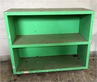 Shabby Project Piece Two Tier Bookcase on Casters