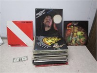 Large Lot of 33 RPM Records - Van Halen,