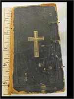 DECORA, iOWA 1880 BIBLE - NOT SURE OF LANGUAGE