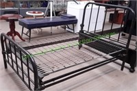 Vintage Full Size Metal Bed Frame w/ Springs