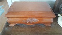 Wooden Jewelry Box with Watches & More